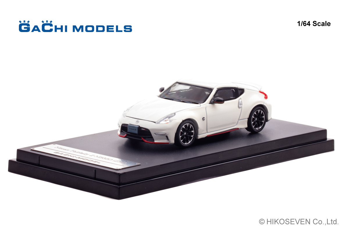 預訂:1/64 GACHI MODELS Nissan Fairlady Z nismo (2014) Brilliant White Pearl (GM64002WH)