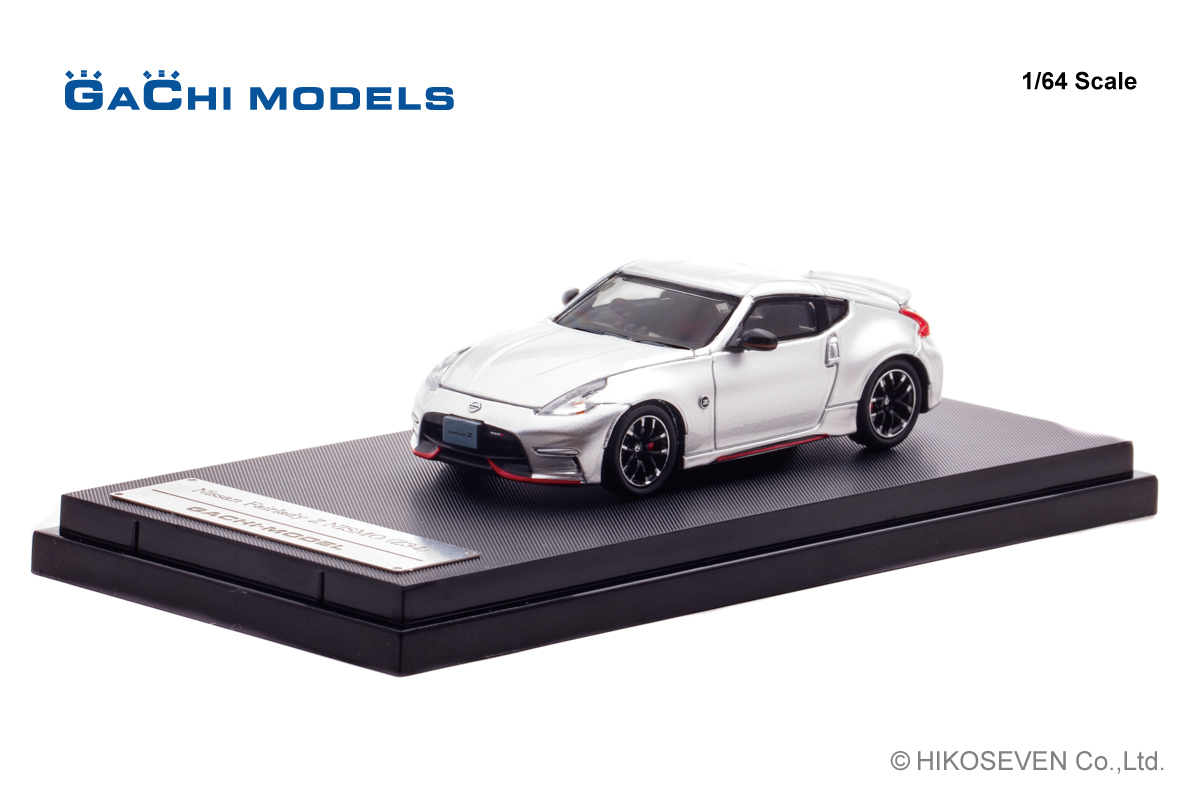 預訂:1/64 GACHI MODELS Nissan Fairlady Z nismo (2014) Brilliant Silver (GM64002SL)