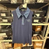[S] KARL LAGERFELD NAVAL ACADEMY SHORT SLEEVE DENIM COLLAR POLO, L6CH0826-G6L (SKL1733)