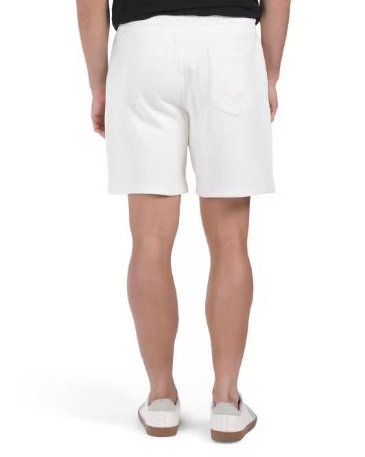 【預購】TRUE RELIGION H060651 側邊 Logo 男裝短褲 (白色)