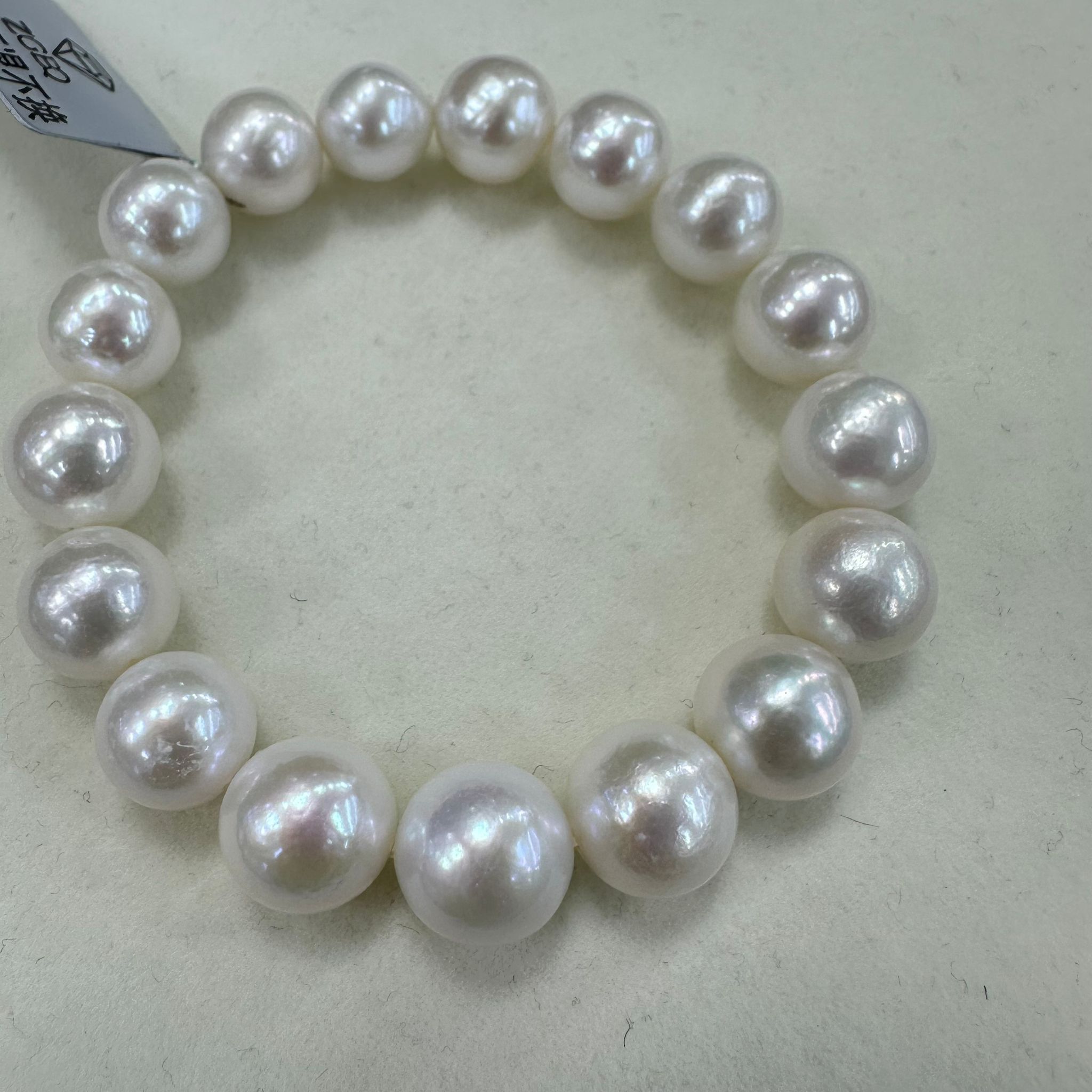 HKAG0606-083 有核珍珠手鏈 9-11MM -QC773300(連證書) (A83)