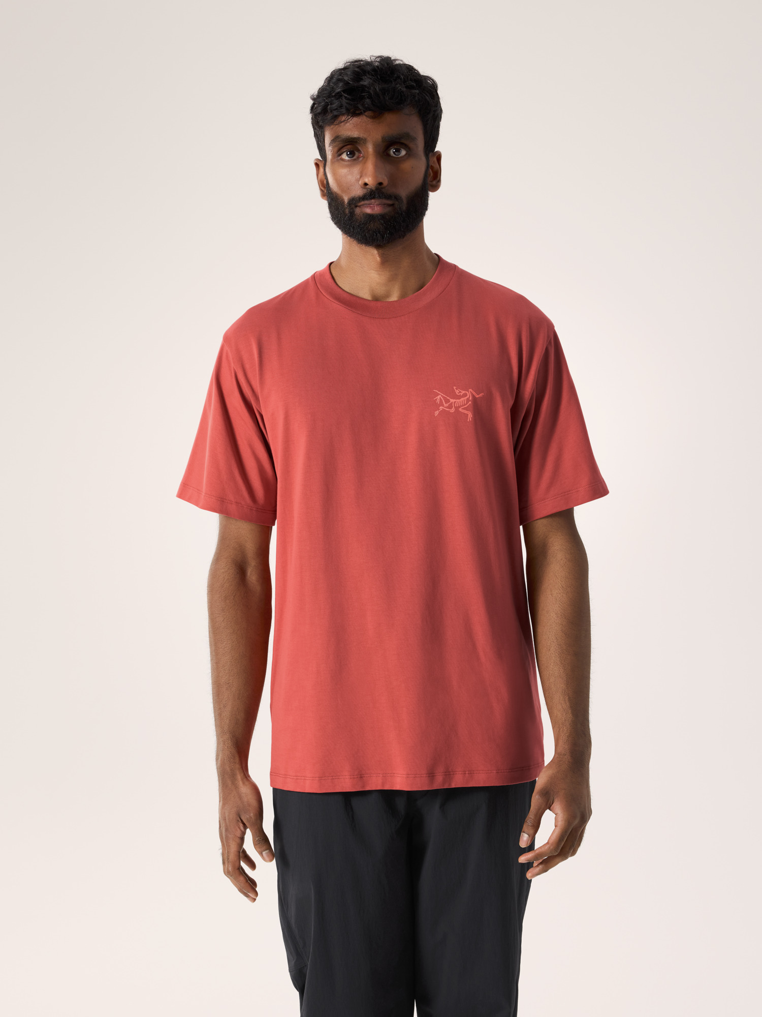 Arc'teryx Kragg Sl Cotton Blurred Bird SS Stone Red