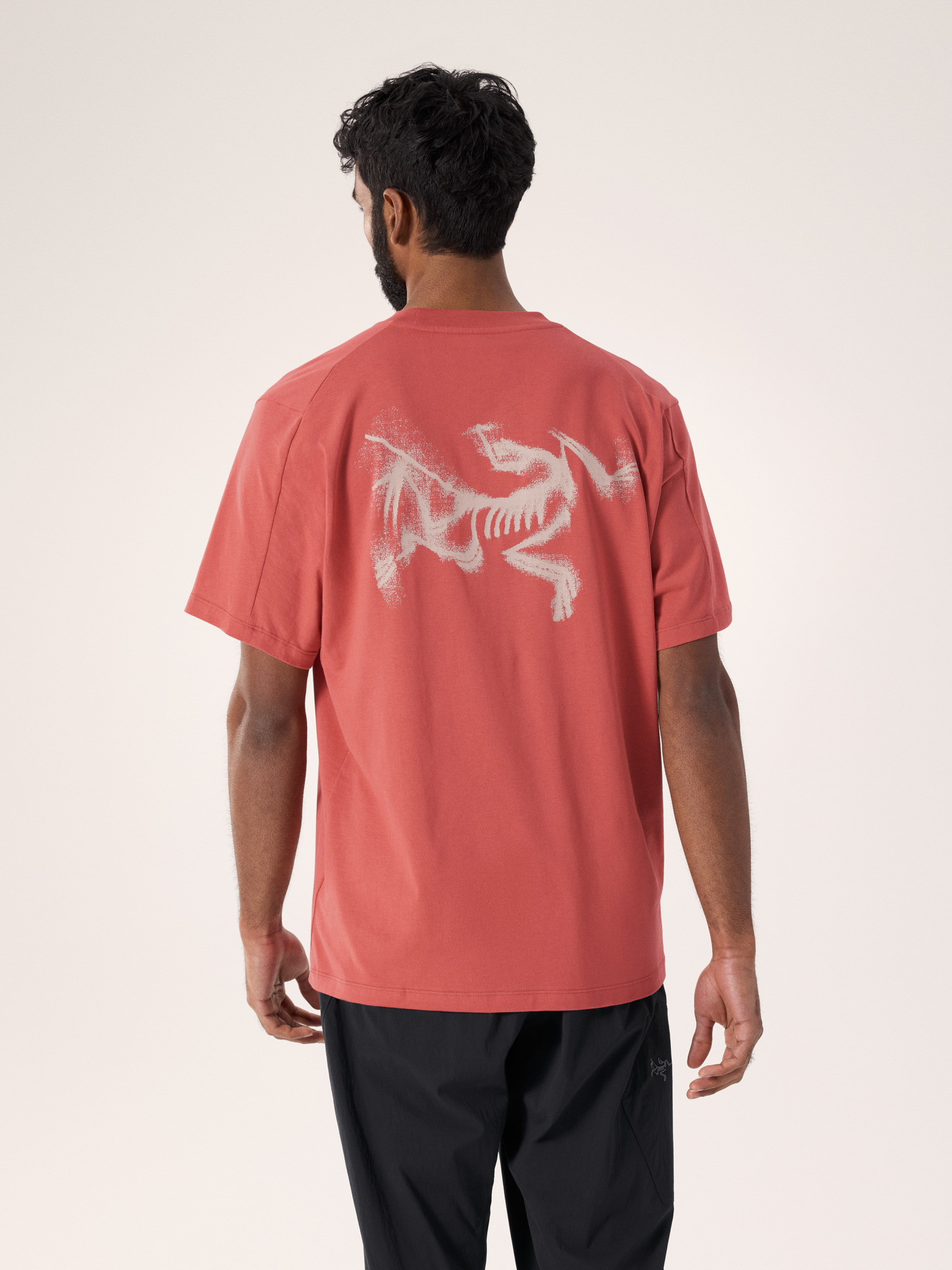 Arc'teryx Kragg Sl Cotton Blurred Bird SS Stone Red