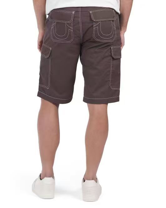 【預購】TRUE RELIGION H060655 Cargo工裝短褲 (啡色)