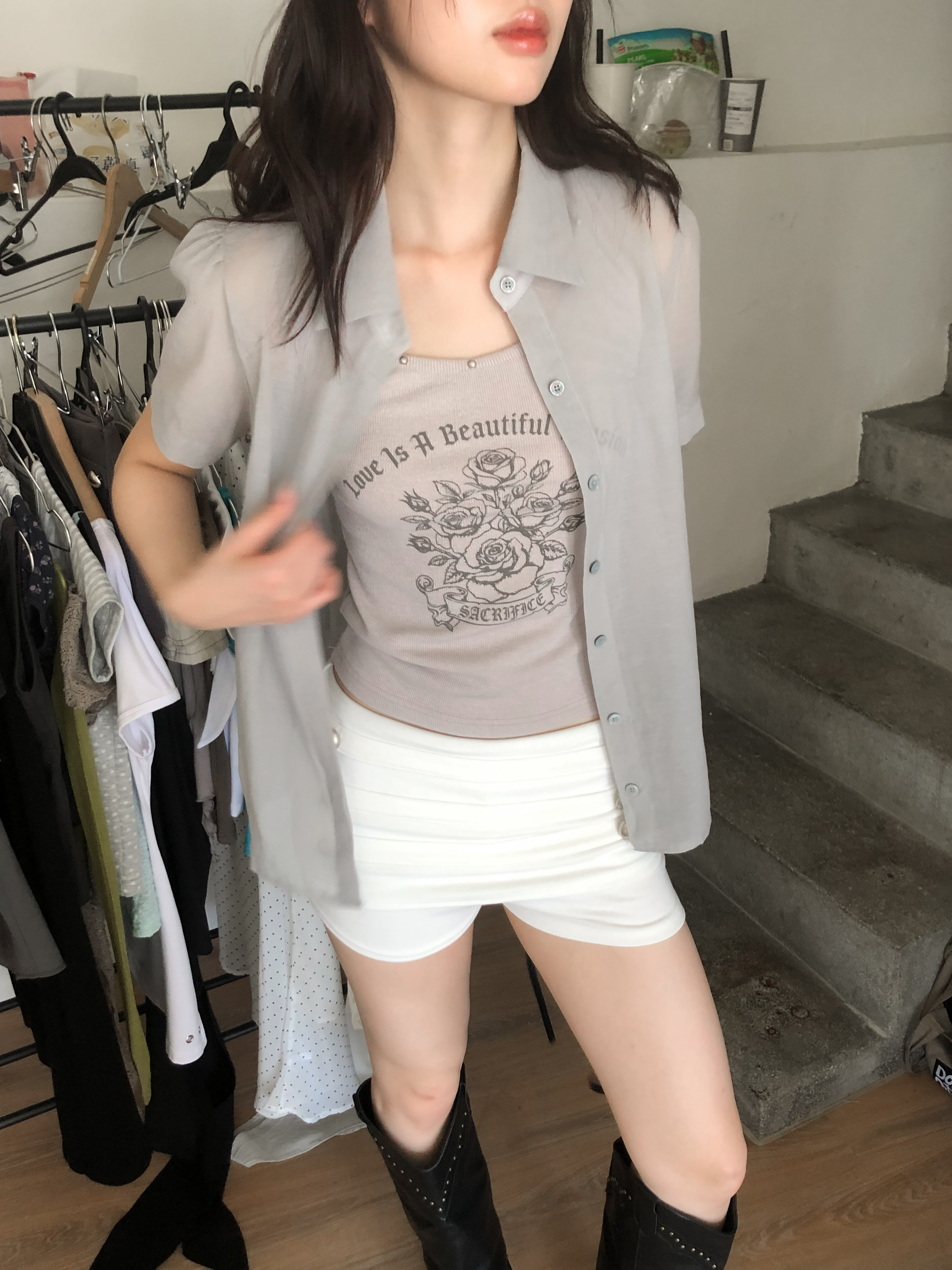 【discount】rosy sleeveless top #背心