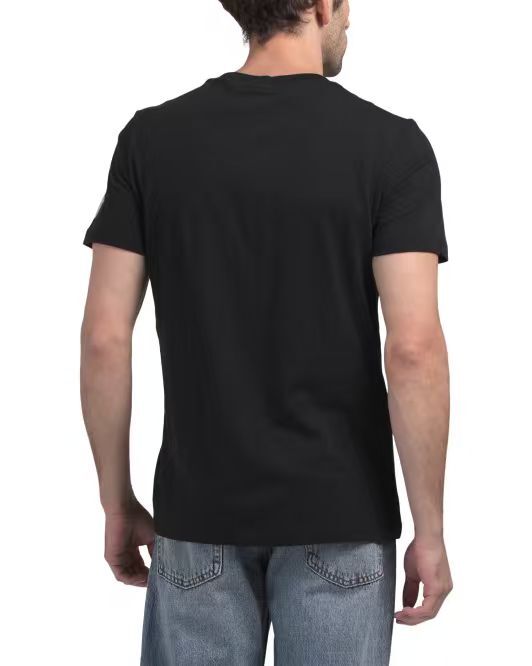 【預購】TRUE RELIGION H060664 大 Logo 印花短袖上衣 (黑色)