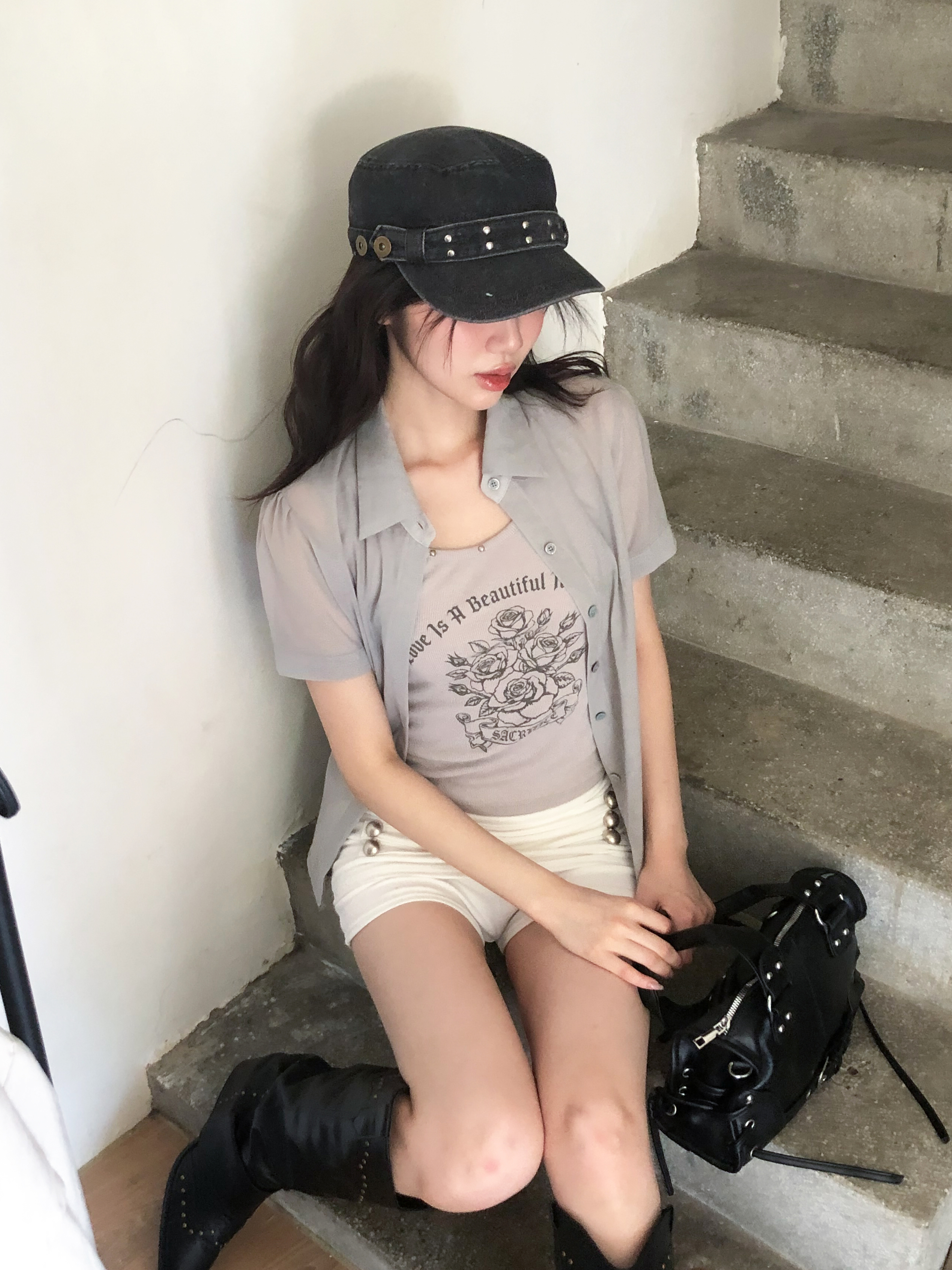 【discount】rosy sleeveless top #背心