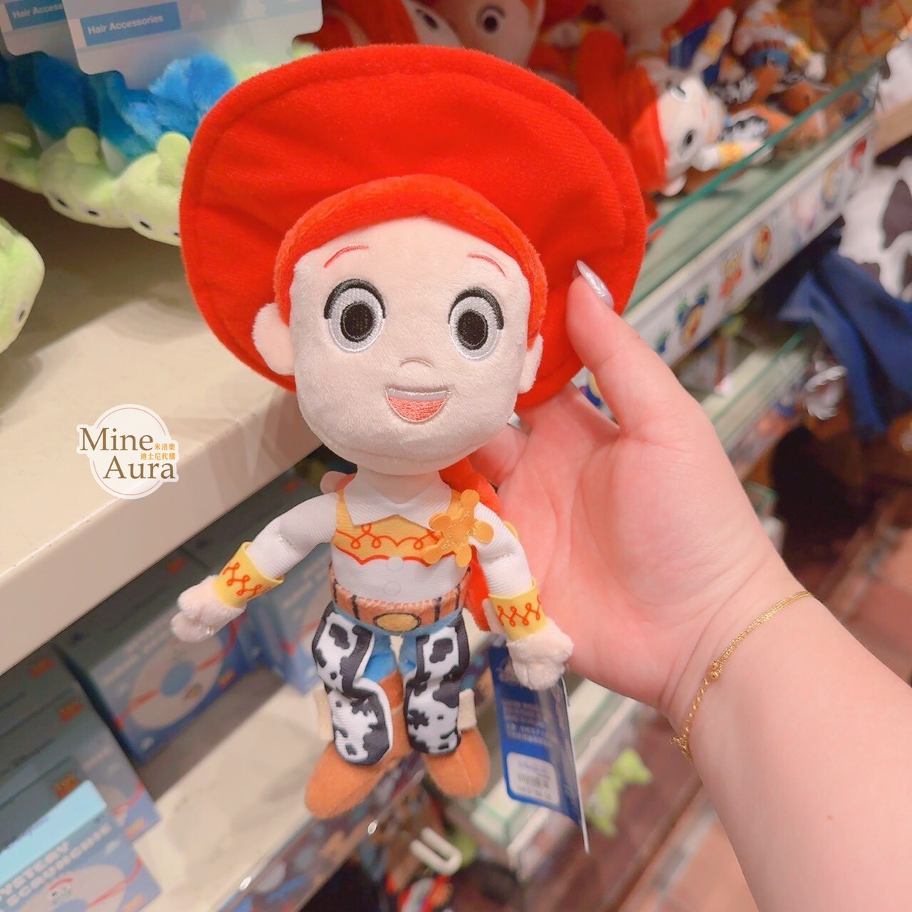 Q版 翠絲 Jessie 絨毛 娃娃 玩偶 玩具總動員 Toy Story -香港迪士尼樂園