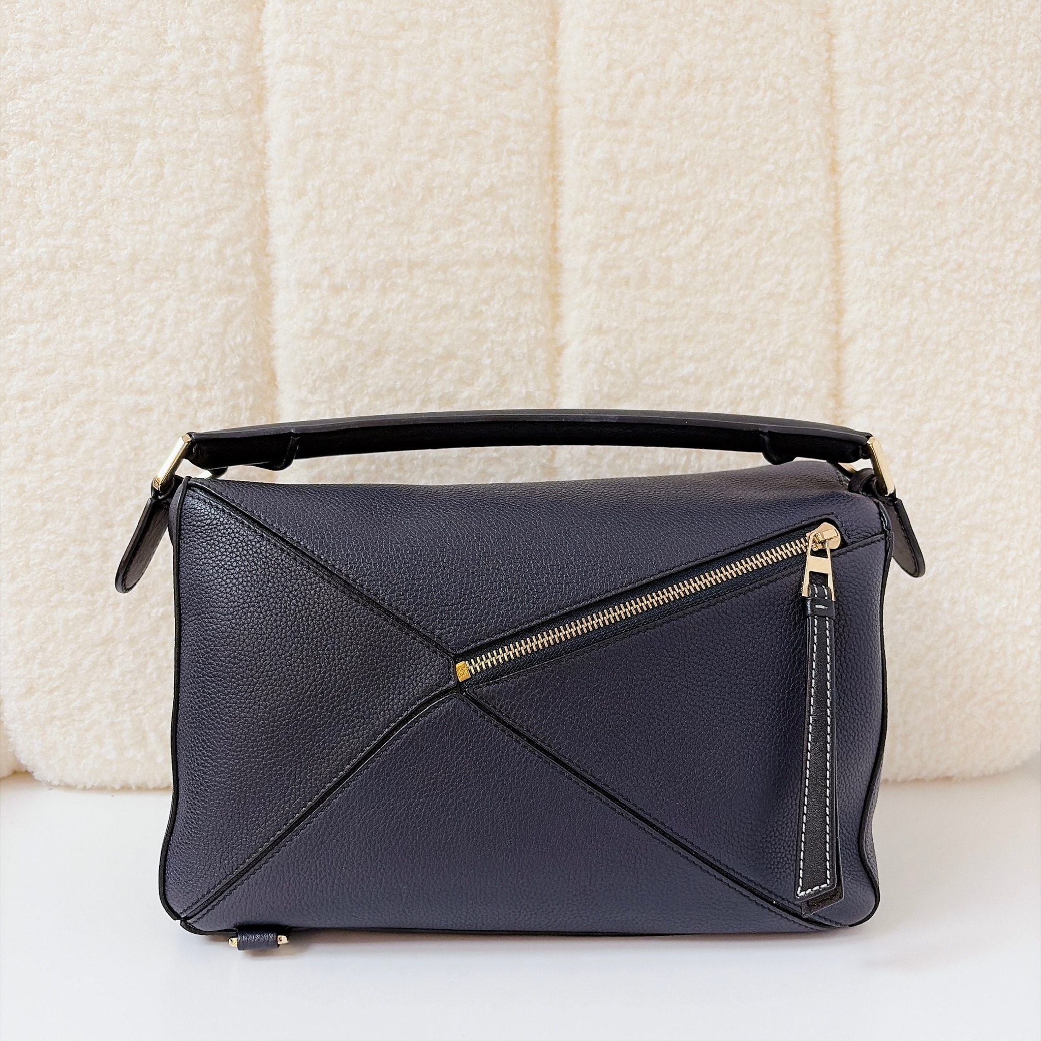 Loewe Puzzle Bag - Marine / SHW
