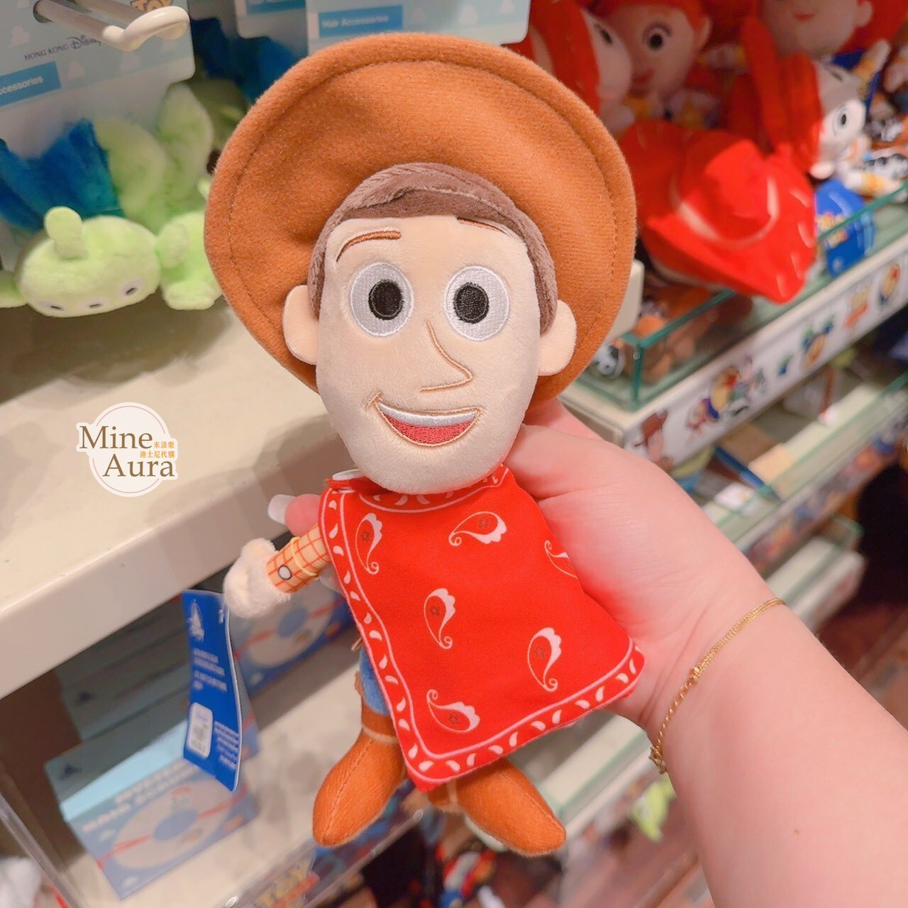 Q版 胡迪 Woody 絨毛 娃娃 玩偶 玩具總動員 Toy Story -香港迪士尼樂園