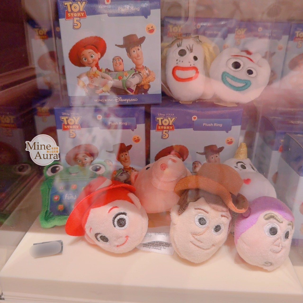 玩具總動員 Toy Story 絨毛 大頭 造型 戒指 盲選盒 盲盒 -香港迪士尼樂園