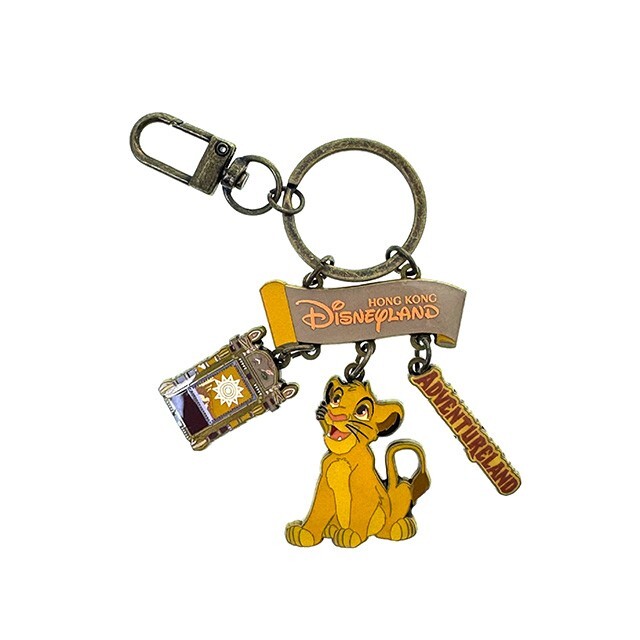 香港迪士尼樂園 地標主題 辛巴 Simba 造型 鑰匙圈 吊飾 獅子王 The Lion King -香港迪士尼樂園