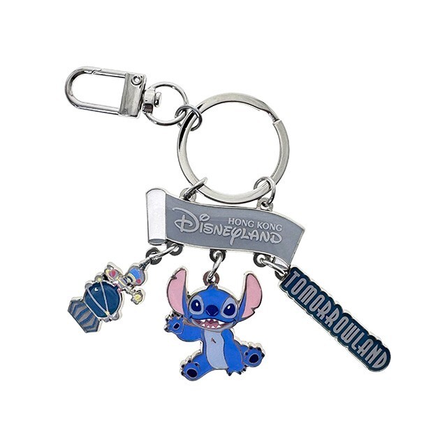 香港迪士尼樂園 地標主題 史迪奇 Stitch 造型 鑰匙圈 吊飾 星際寶貝 Lilo & Stitch -香港迪士尼樂園