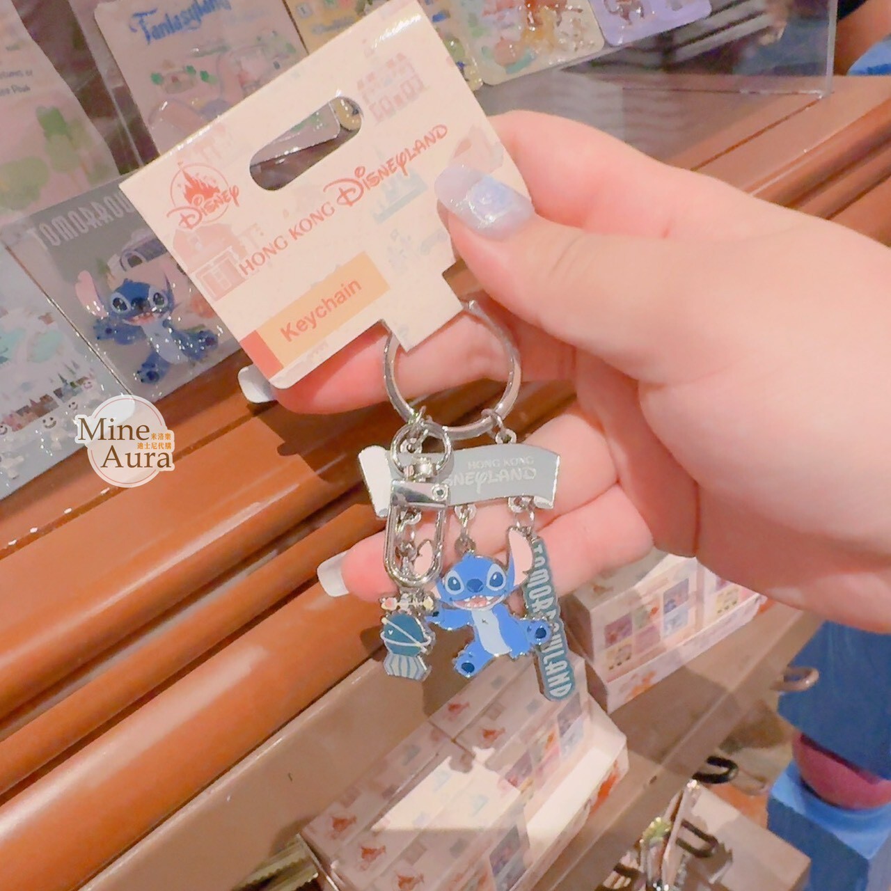 香港迪士尼樂園 地標主題 史迪奇 Stitch 造型 鑰匙圈 吊飾 星際寶貝 Lilo & Stitch -香港迪士尼樂園