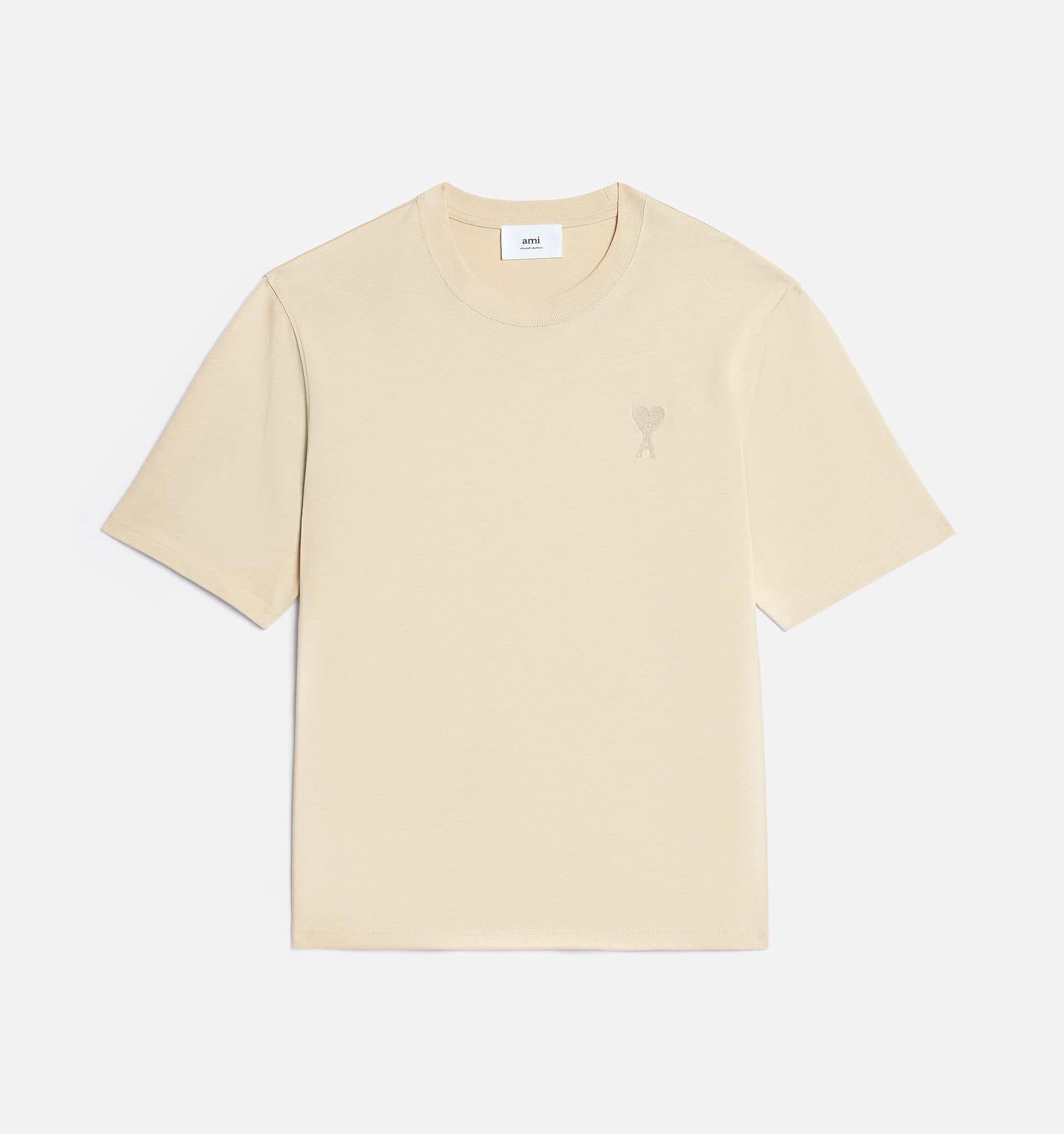 Ami Paris tonal small ADC Tee off white