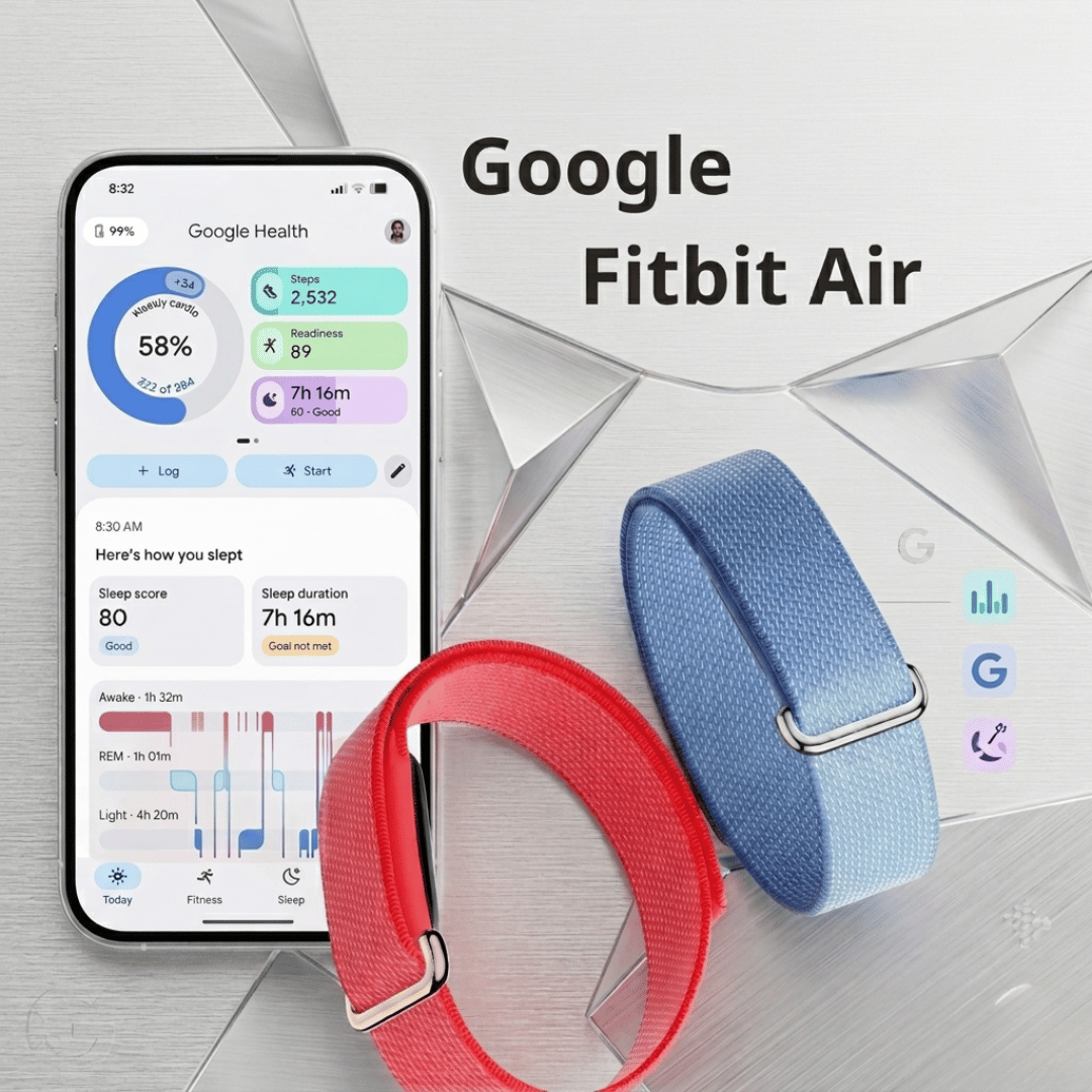 Google - Fitbit Air - Smart Health Band(Lavender/Berry color)