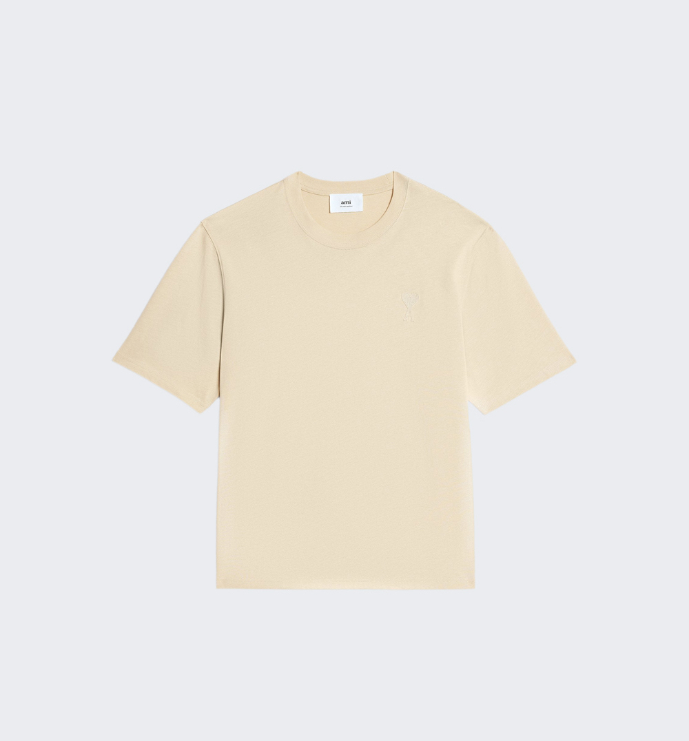 Ami Paris tonal Ami De Coeur Tee vanilla