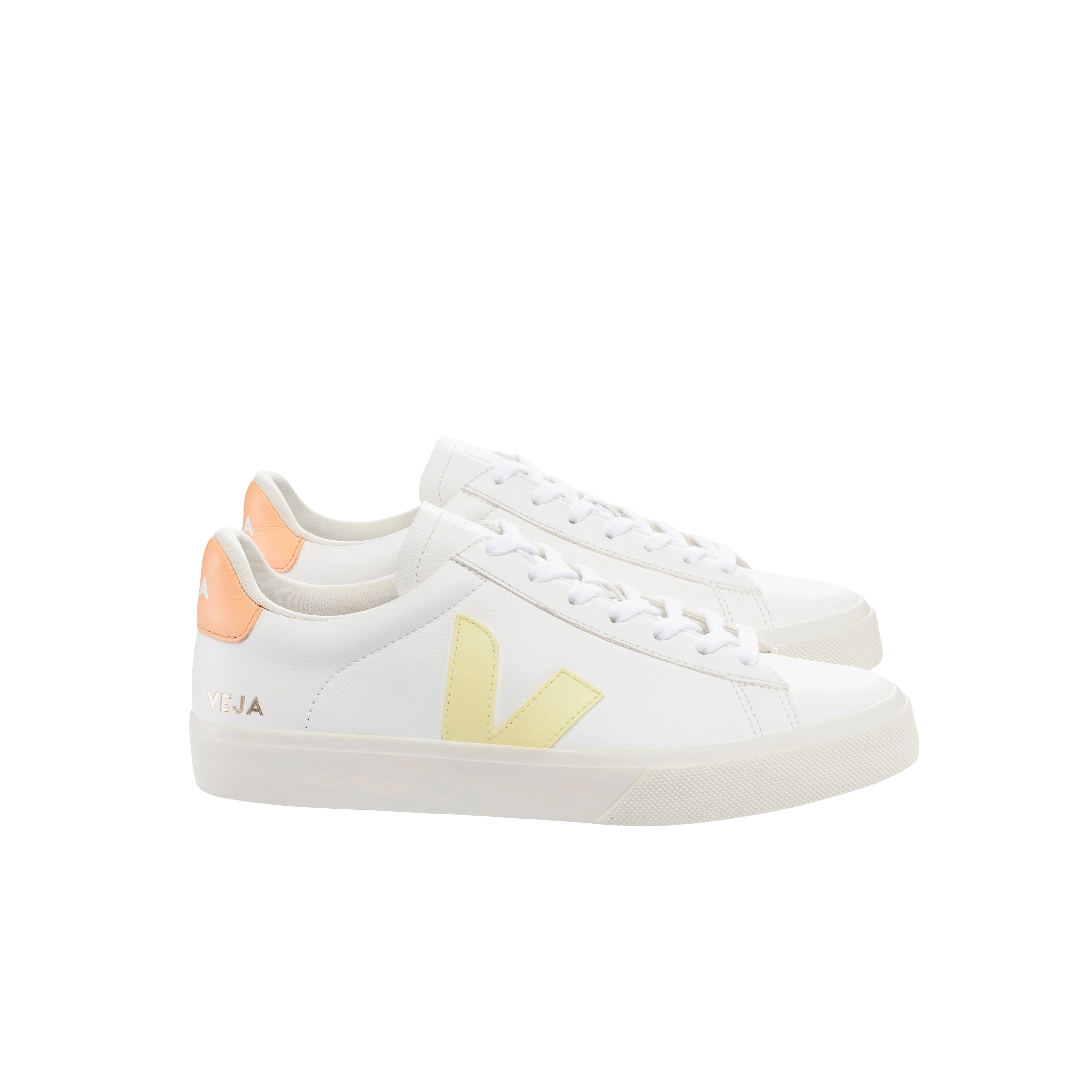 Veja Campo Leather Extra White Sun Peach