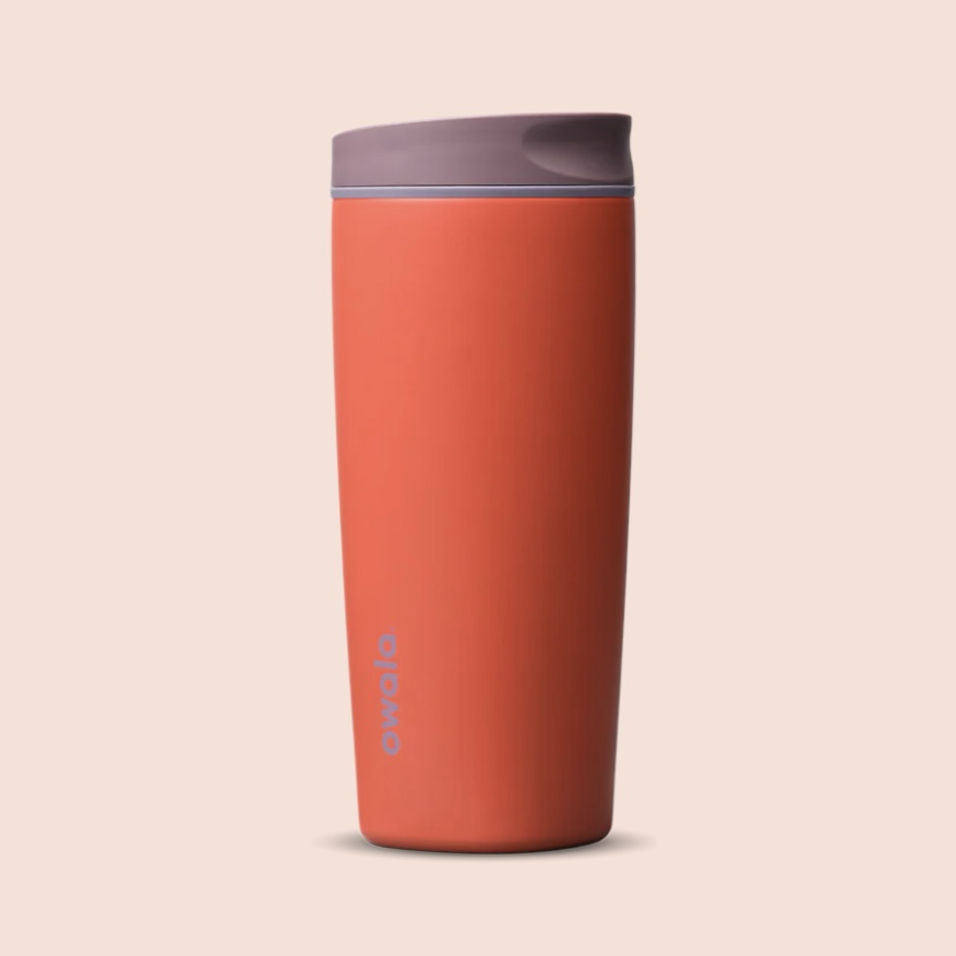 （預購）Owala SmoothSip Slider 直飲杯 咖啡杯 12oz/20oz  Terracotta Sunset