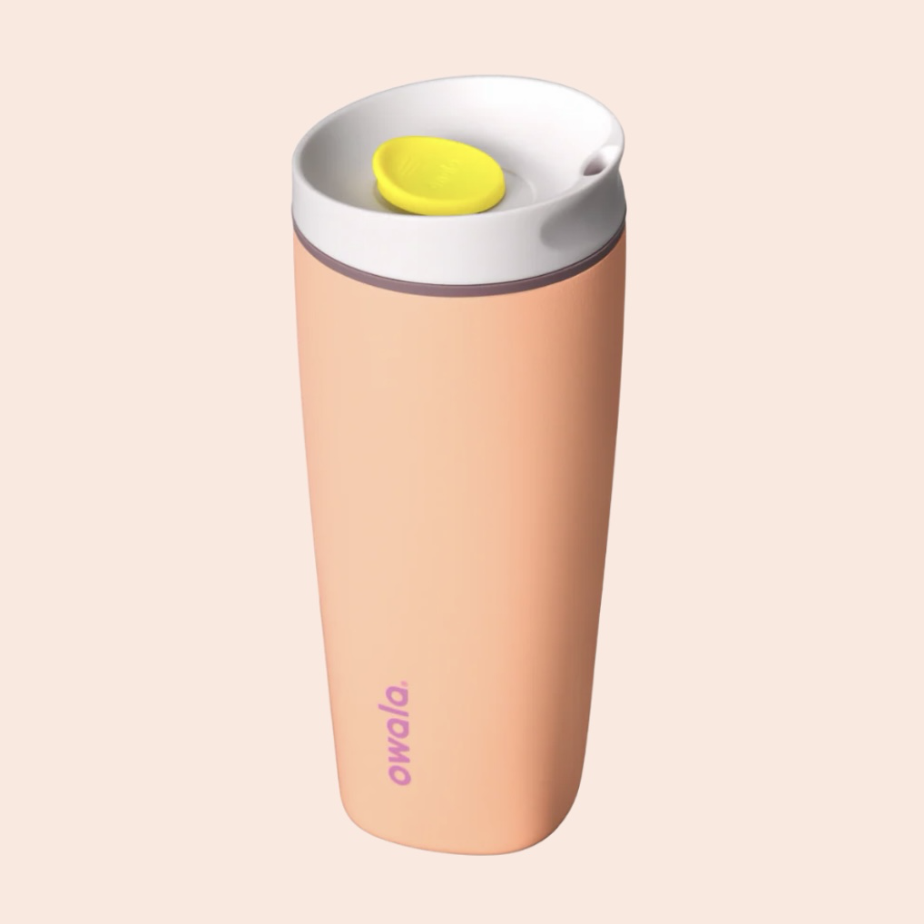 （預購）Owala SmoothSip Slider 直飲杯 咖啡杯 12oz/20oz  Peachy Keen