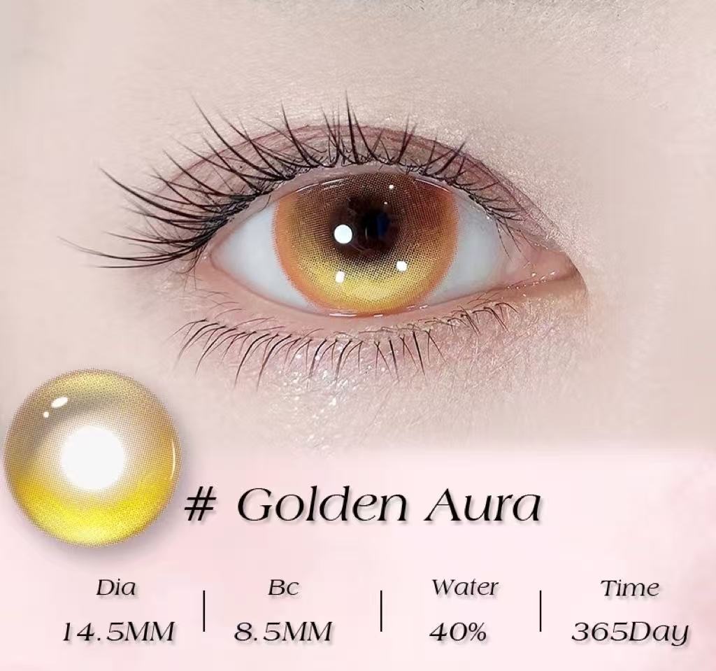 [半年拋] MILL CREEK 6 Month Golden Aura 半年拋隱形眼鏡｜每盒2片