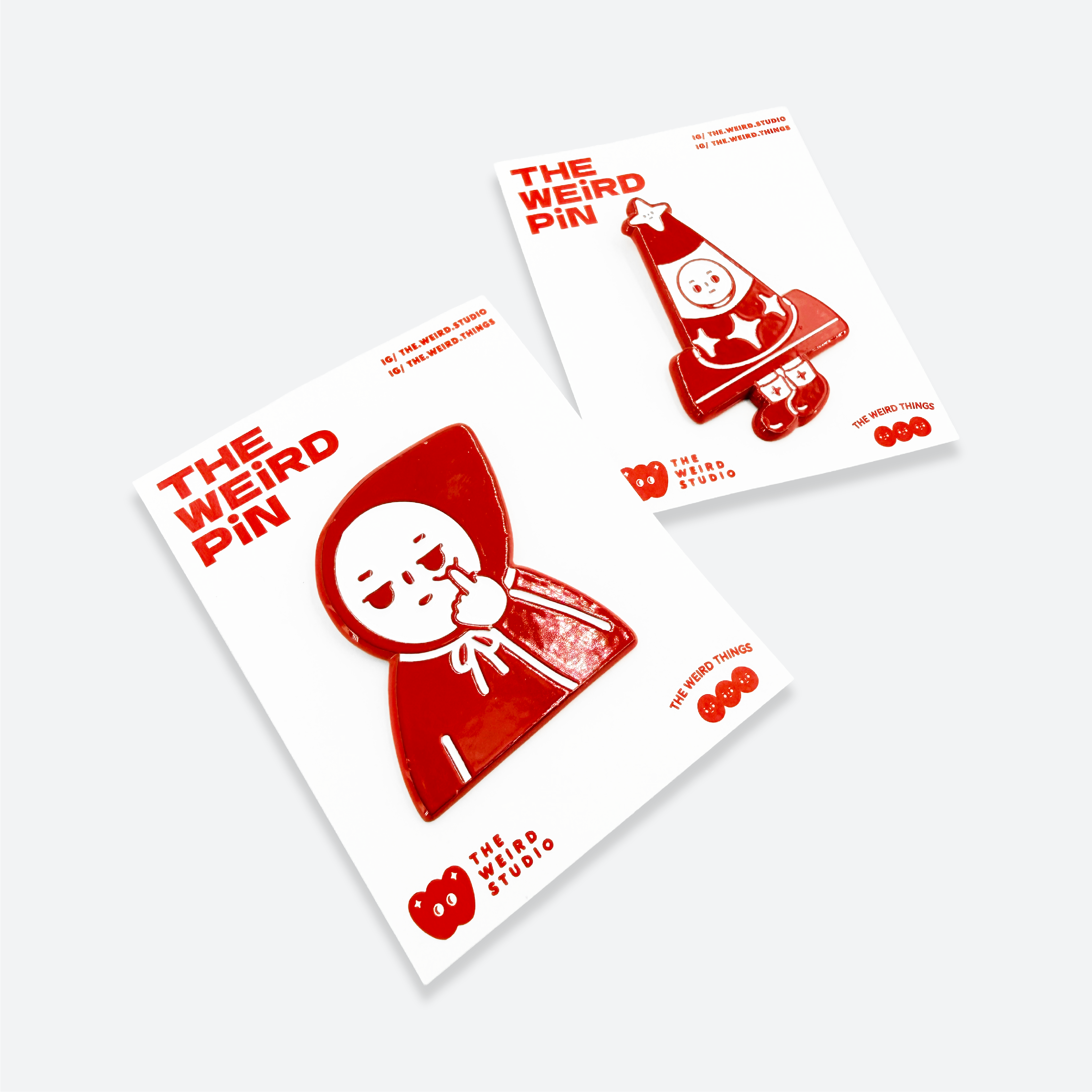 THE WEIRD THINGS-琺瑯別針