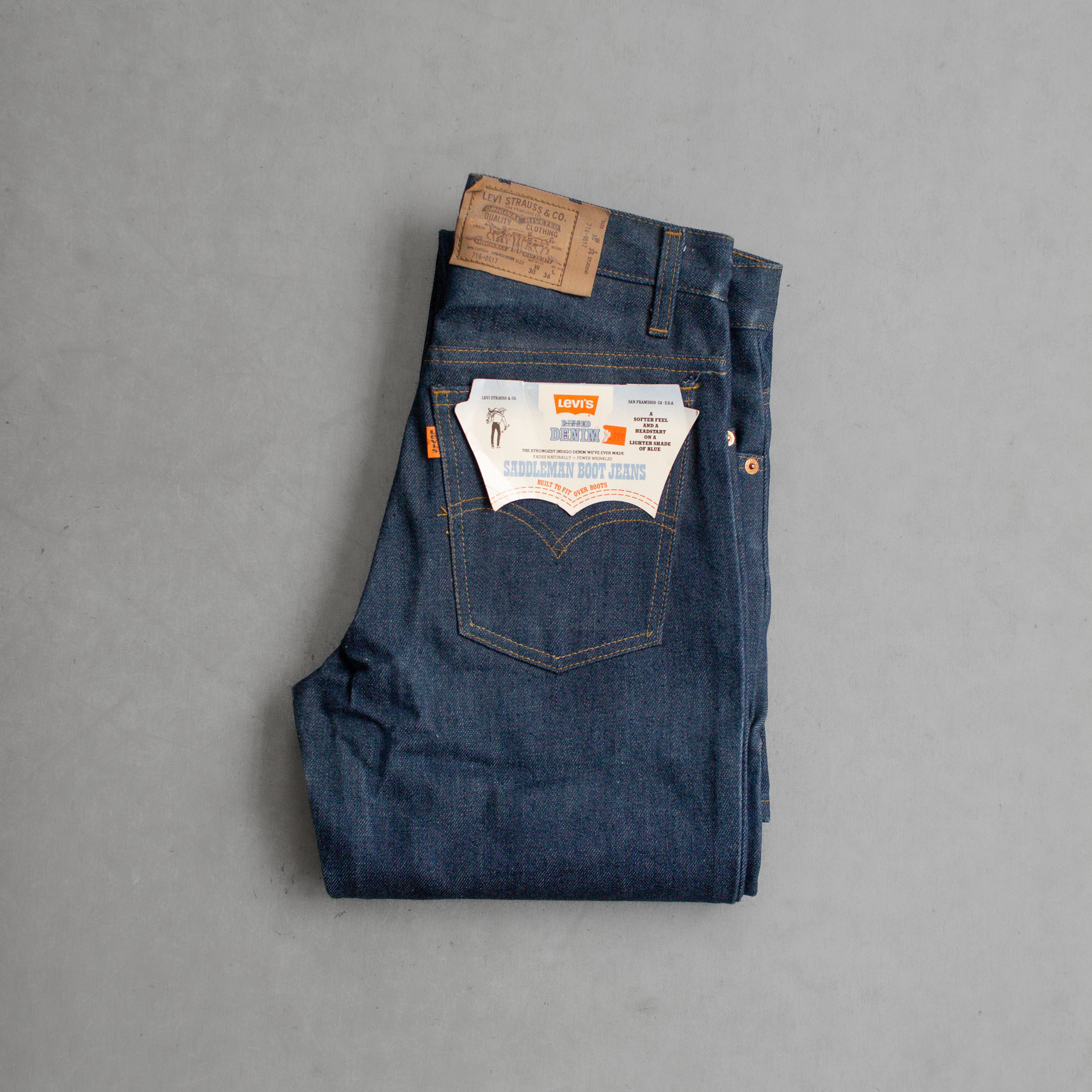 80S NOS LEVIS 716 DENIM PANTS 美國製 庫存新品 原色 直筒 牛仔 丹寧 長褲