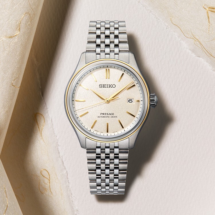【SEIKO 日本精工】Presage系列 日期顯示 機械錶 職人美學 懷舊復古 限量款 SPB478J1