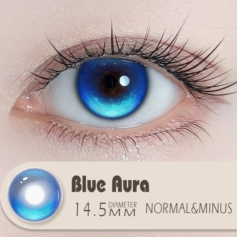 [半年拋] MILL CREEK 6 Month Blue Aura 半年拋隱形眼鏡｜每盒2片