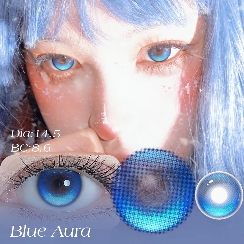 [半年拋] MILL CREEK 6 Month Blue Aura 半年拋隱形眼鏡｜每盒2片