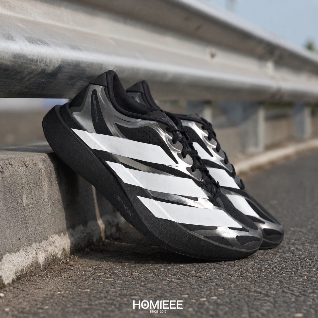 Adidas ADIZERO EVO SL 慢跑鞋 運動鞋 黑灰色 男鞋 [KI4764]