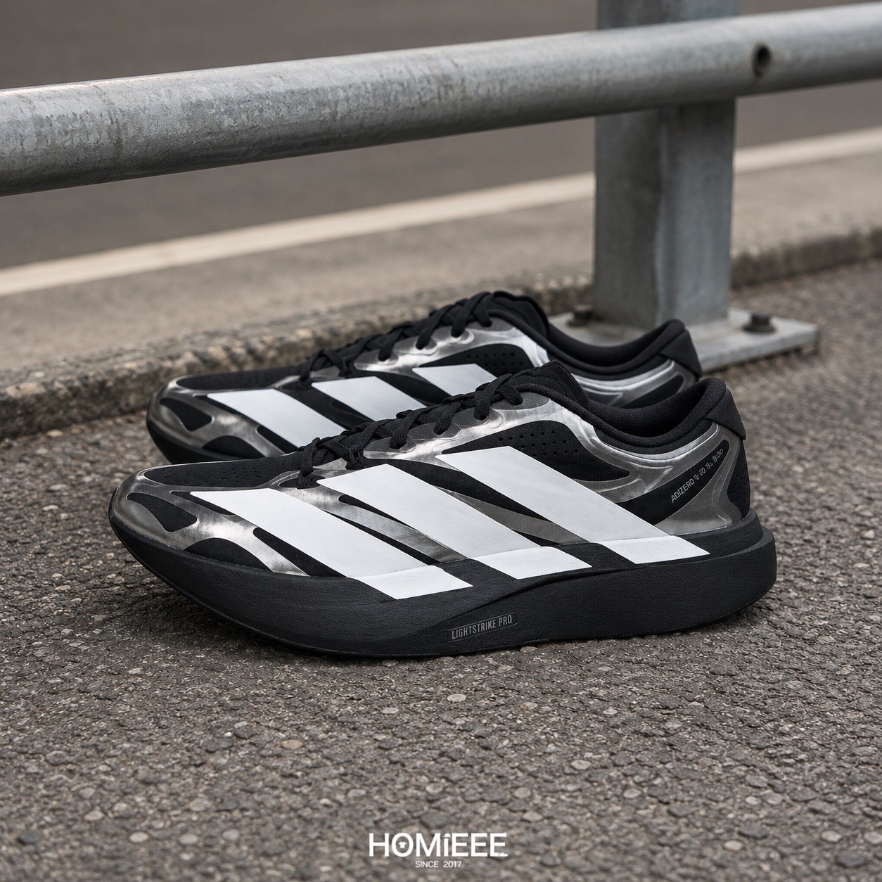 Adidas ADIZERO EVO SL 慢跑鞋 運動鞋 黑灰色 男鞋 [KI4764]