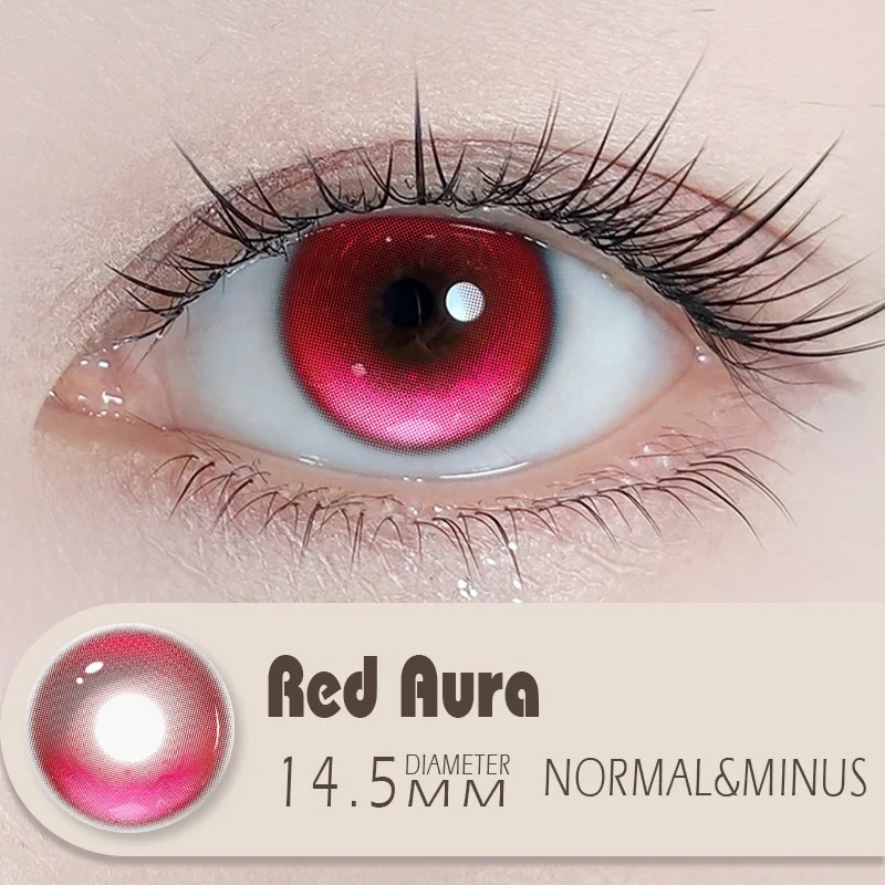 [半年拋] MILL CREEK 6 Month Red Aura 半年拋隱形眼鏡｜每盒2片