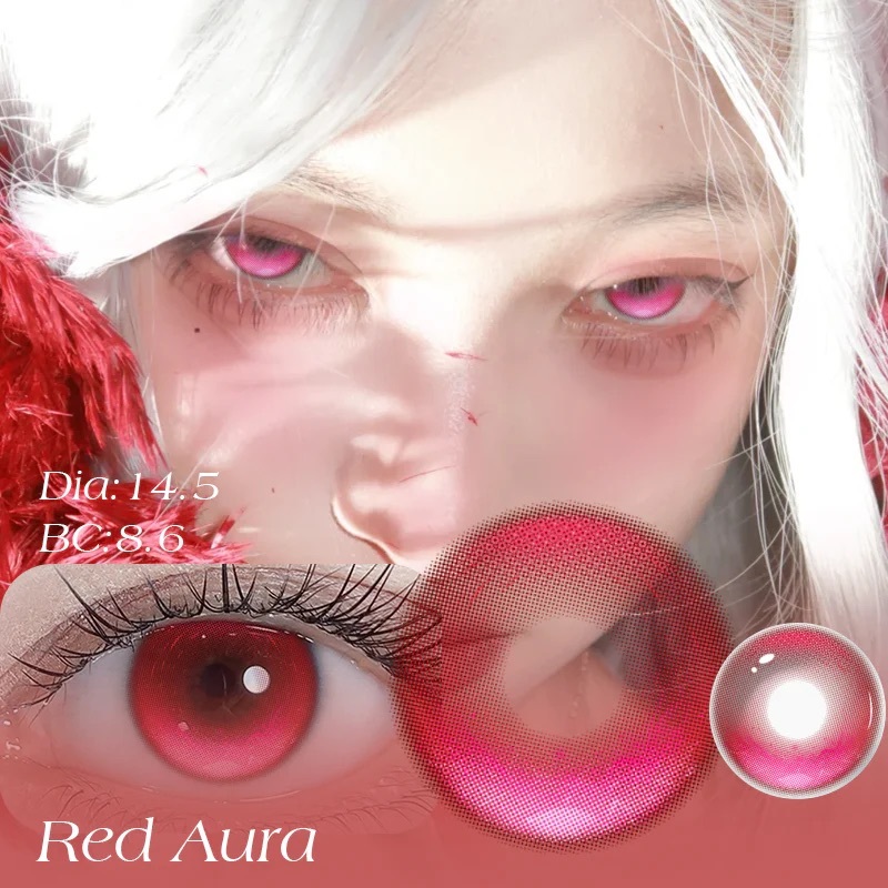 [半年拋] MILL CREEK 6 Month Red Aura 半年拋隱形眼鏡｜每盒2片
