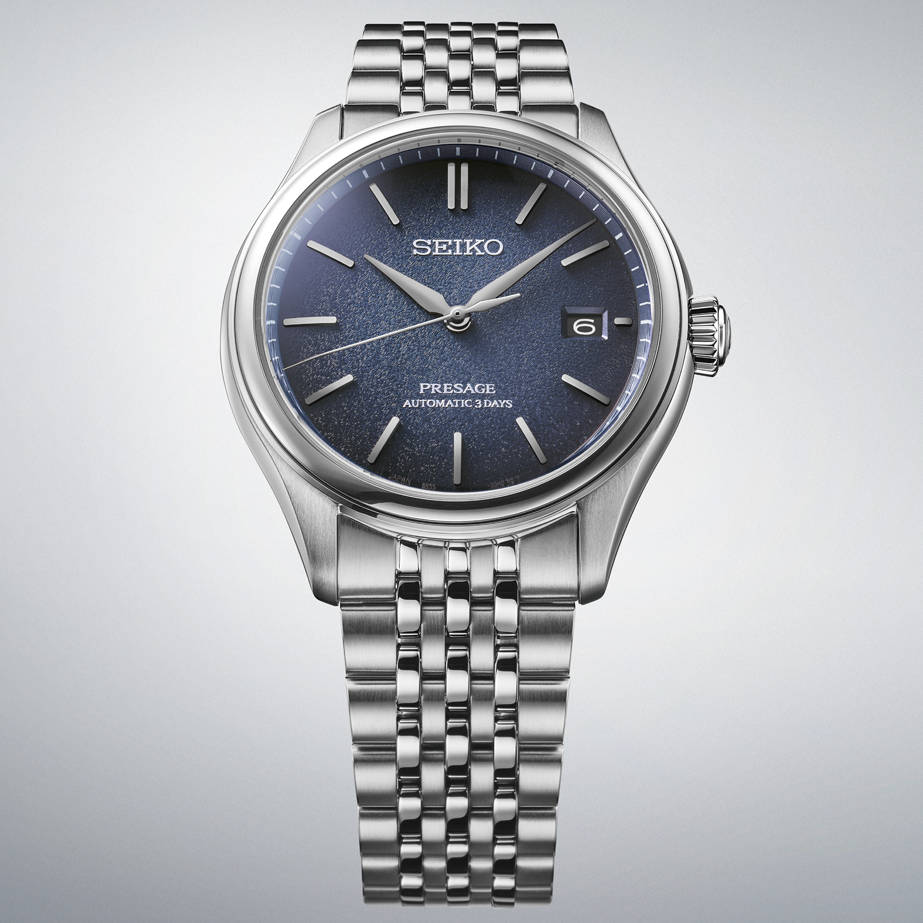 【SEIKO 日本精工】Presage系列 日期顯示 機械錶 職人美學 懷舊復古 日本藍 限量款 SPB525J1