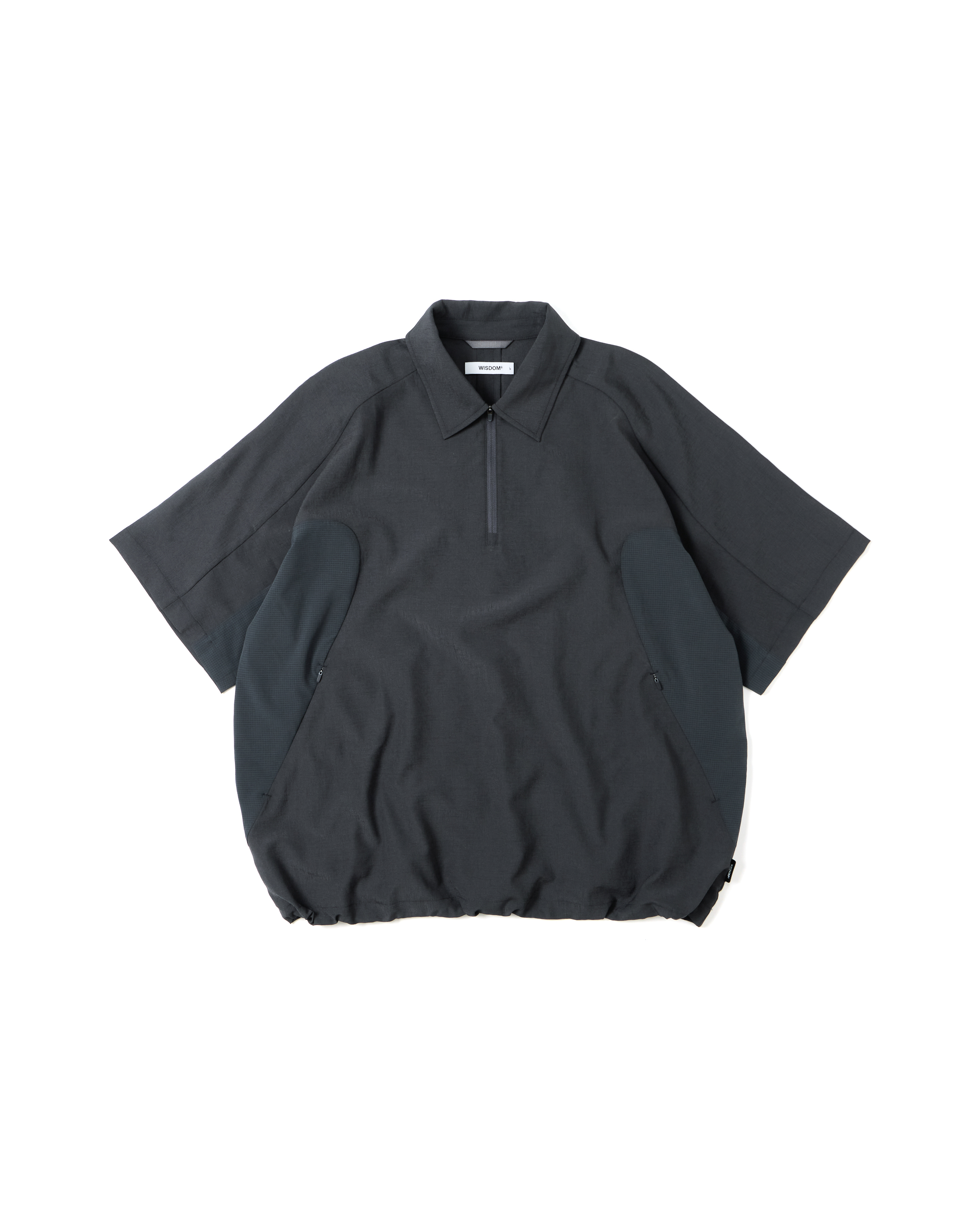 [WISDOM] Half Zip Polo Shirt 平織半開襟上衣