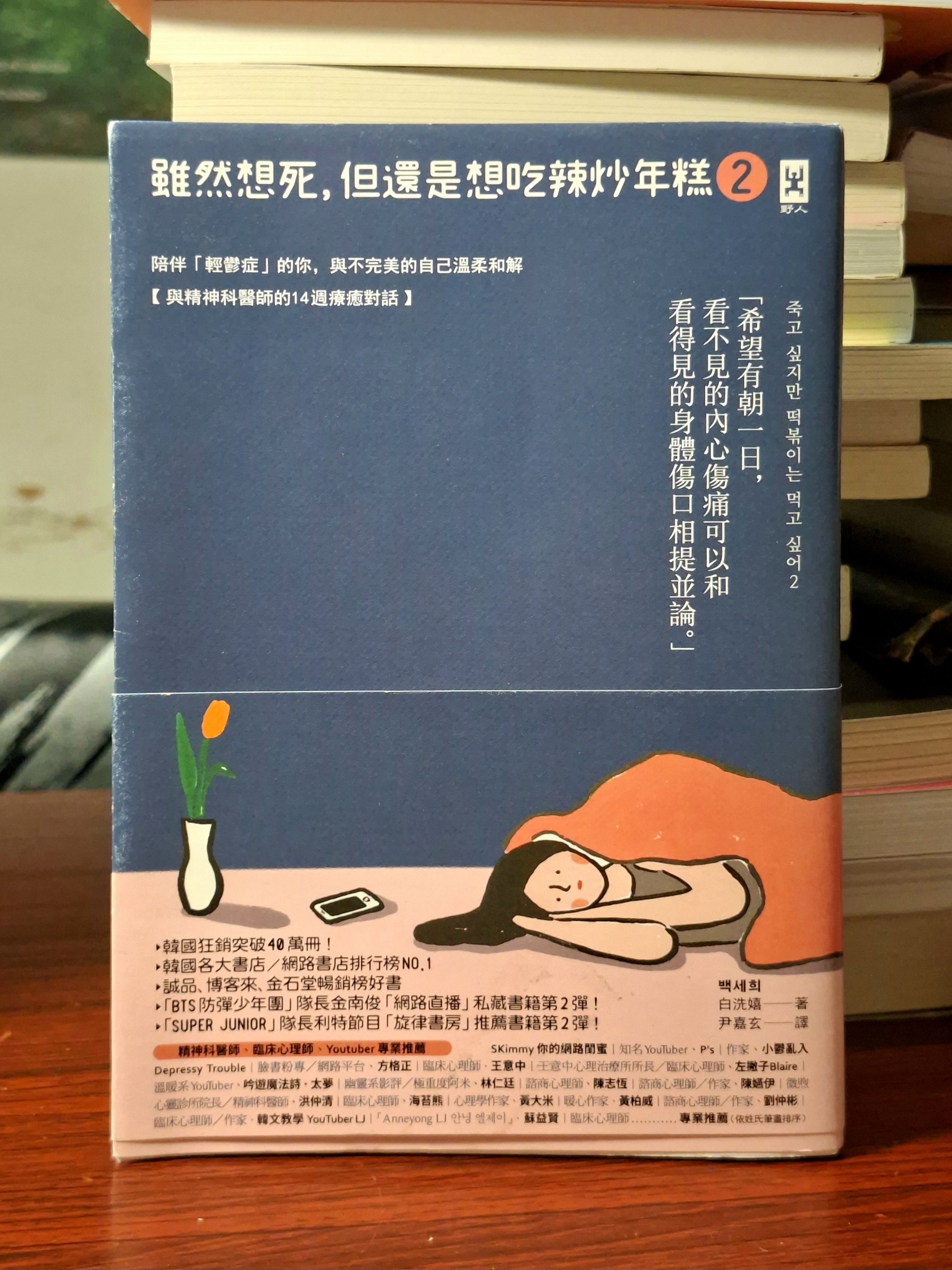 (二手約 80% 新)《雖然想死，但還是想吃辣炒年糕2：陪伴「輕鬱症」的你，與不完美的自己溫柔和解【與精神科醫師的14週療癒對話】》