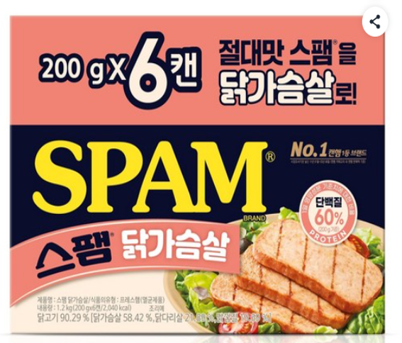 AU148 SPAM 高蛋白質 雞胸餐肉 200g*6罐 EXP:28.02.04
