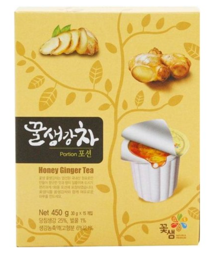 AU122 花泉 一沖即飲 蜂蜜生薑茶 30g*15粒 EXP:27.10.06