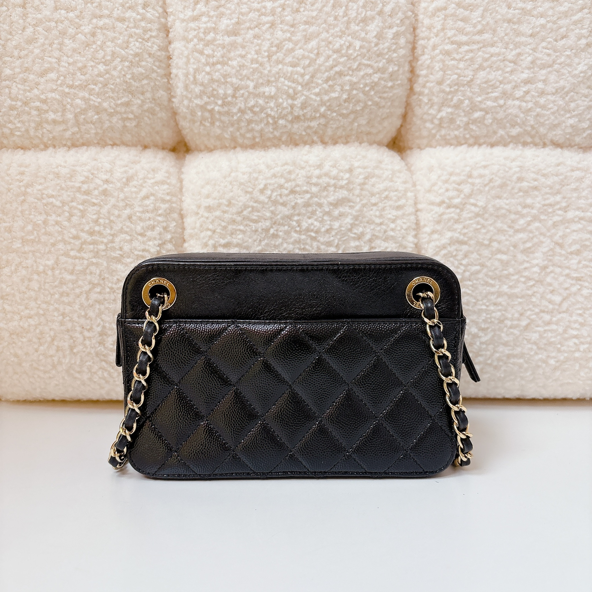 Chanel Camera Bag - Black / GHW