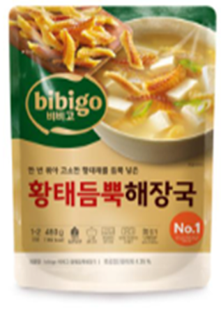 AU107 Bibigo) 加倍黃太魚 醒酒湯460g (10包35元區) EXP:3個月或以上
