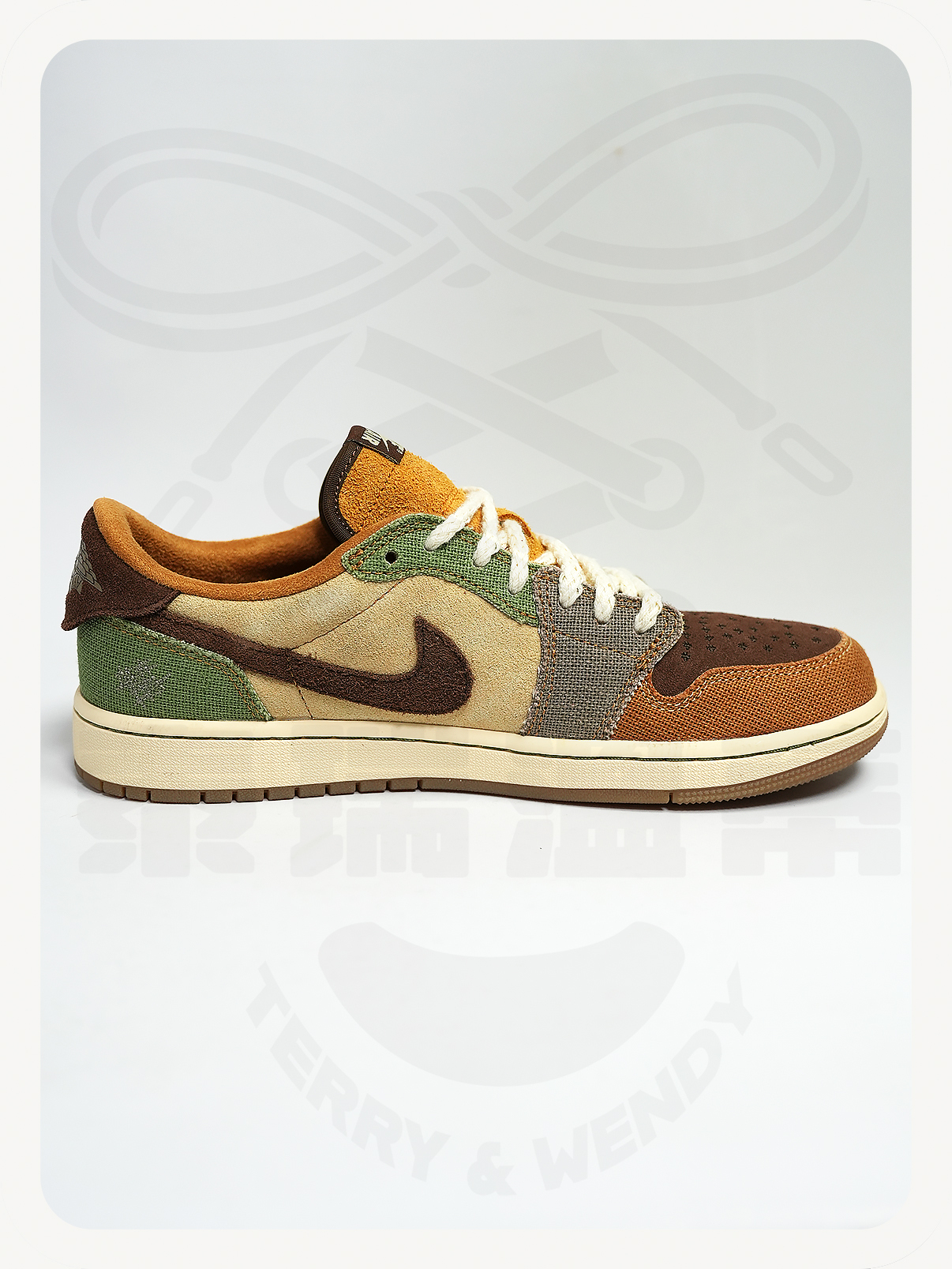 二手 US9.5 Air Jordan 1 Retro Low OG x Zion Williamson 'Voodoo'