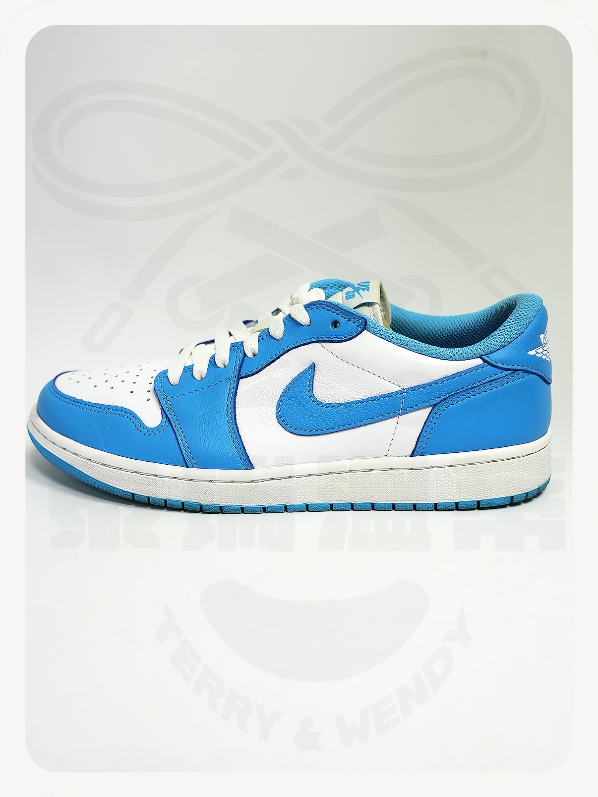 二手 US9 Air Jordan 1 Low SB x Eric Koston 'Powder Blue'