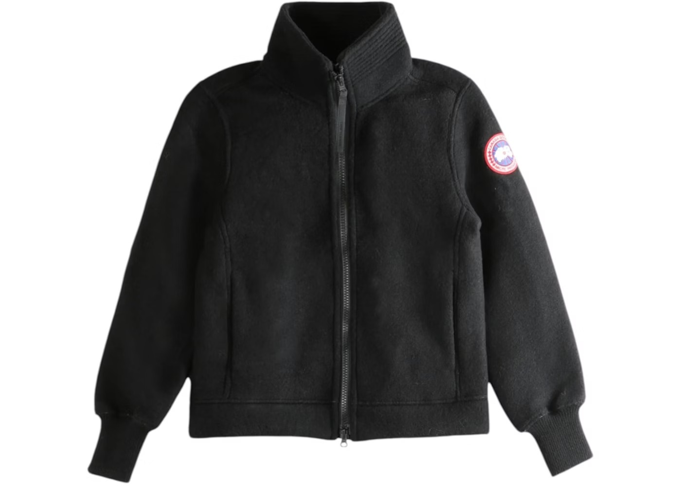 Canada goose fleece jacket silver black