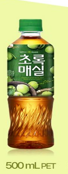 AU073 Woongjin 綠色青梅飲料 500ml (10包15元區) EXP:3個月或以上