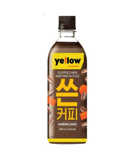 AU067 Yellow) 韓國美式咖啡 500ml (10包15元區) EXP:27.05.09
