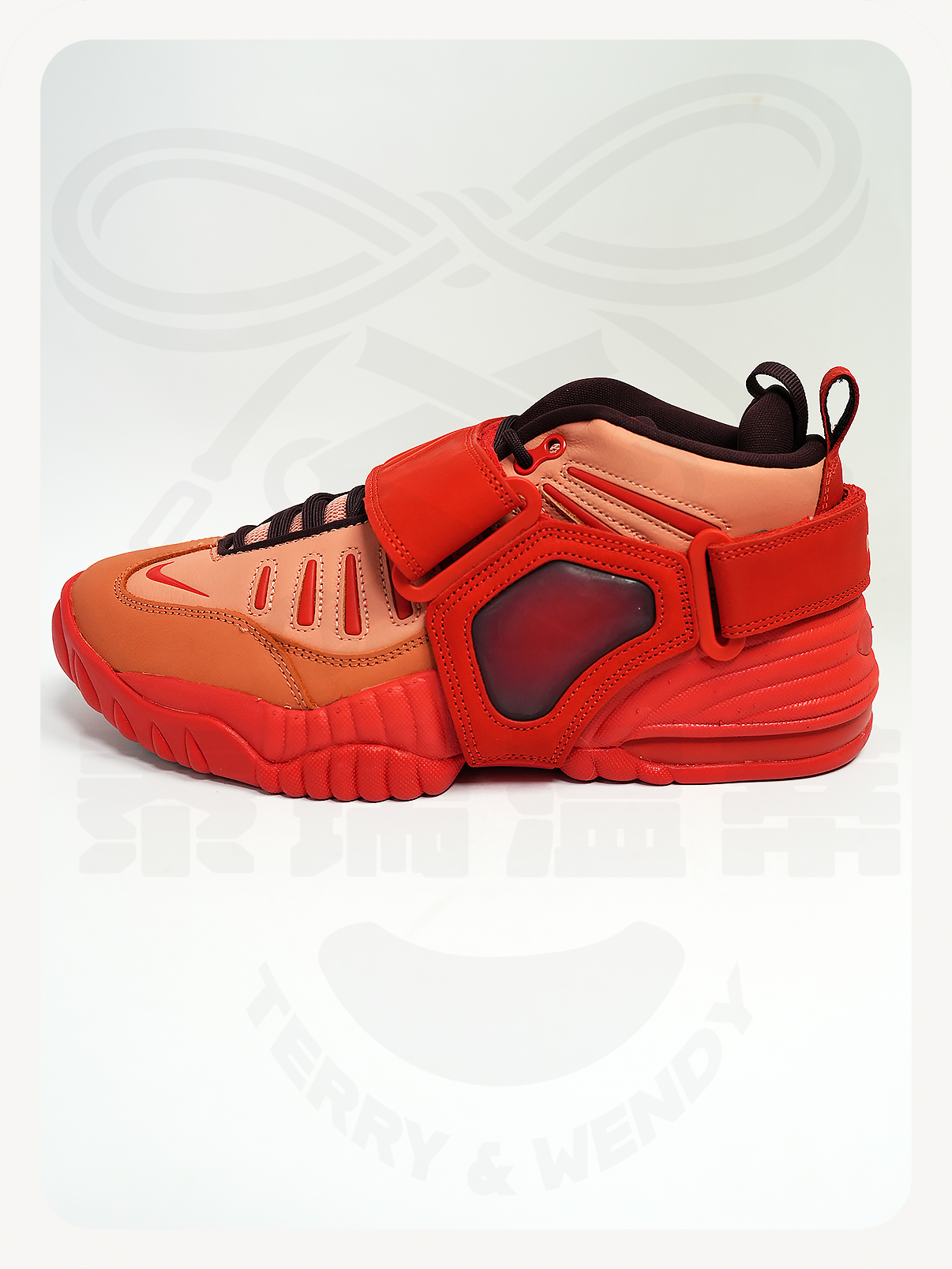 全新 US9 Nike Air Adjust Force x AMBUSH 'Light Madder Root'