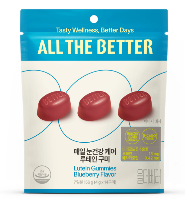 CR260607-T2 All The Better  - Lutein Gummies Blueberry Flavor exp：2027.6以後 (買一送一，共兩件）
