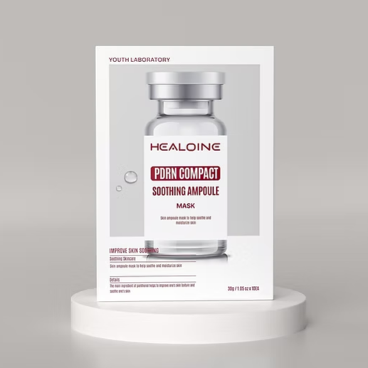 HEALOINE PDRN Compact Soothing Ampoule Mask 10pcs