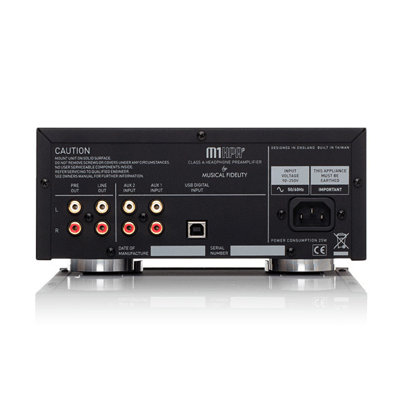 【陳列品】英國 Musical Fidelity - M1-HPA 座檯式純耳擴+純解碼+前級